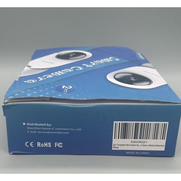 Tovendor Mini Smart Security Home Baby Cameras - 2 Pack - Picture 5 of 7